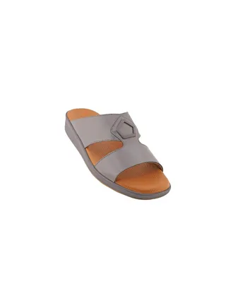 Stylish Slip-On Casual Sandals Grey 