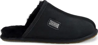 Sheepskin & Suede Mule Slippers