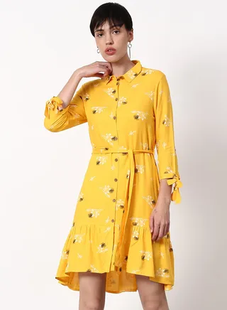 Regular Fit Casual Dress Multicolour 