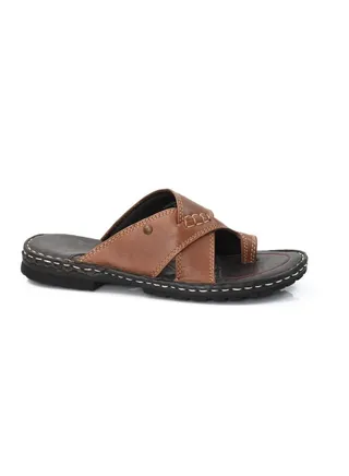 Mens Indoor and Outdoor Comfort Casual Thong Toe ring Arabic Sandals Black