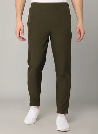 Mens Running Trackpant Olive 