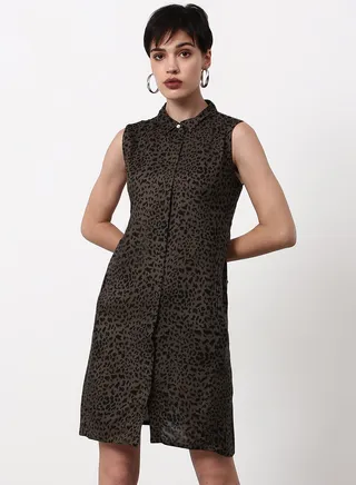 Regular Fit Casual Dress Multicolour 