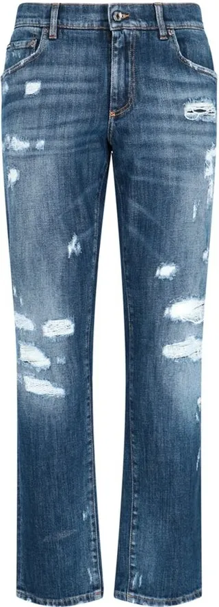 Dolce & Gabbana Distressed Denim Jeans