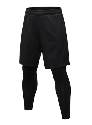 Men Quick Dry Breathable Running Trousers Black 