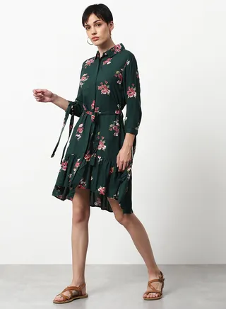 Regular Fit Casual Dress Multicolour 