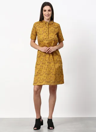 Regular Fit Casual Dress Multicolour 