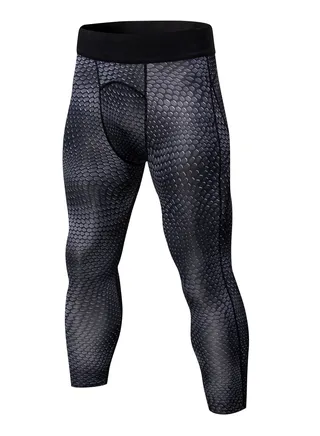 Men Quick Dry Breathable Elastic Running Trousers Black 