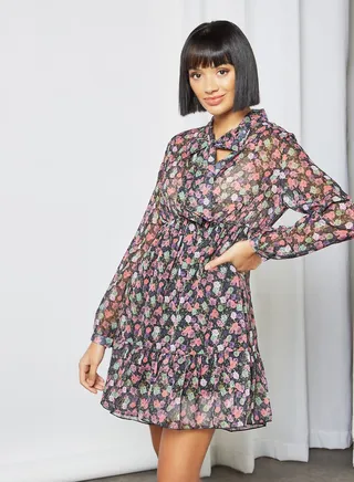 Floral Print Dress Multicolour 