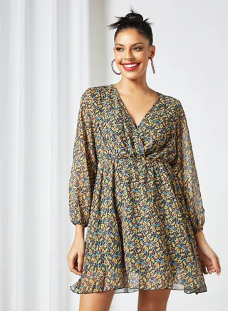 All-Over Print Dress Multicolour 