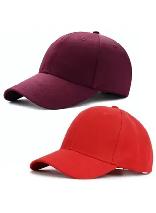Bundle of Two baseball sport cap hat 