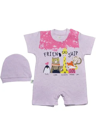 Baby Playsuit with front Print 
