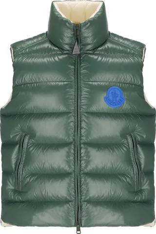 Moncler Logo Patch Padded Vest