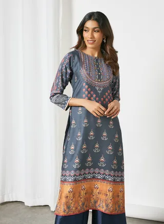 Trendy Elegant Kurta Multicolour 