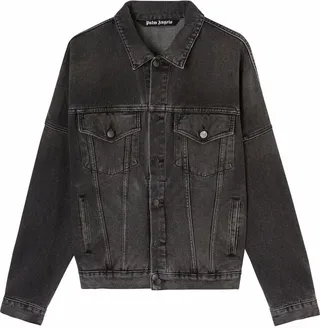 Logo Over Denim Jacket
