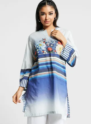 Floral Print Kurti 