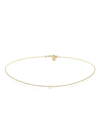 925 Sterling Silver Gold Plated Choker 