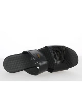 Vital Ladies Block Heel Sandals Sila - Madame 80000AS schwarz 