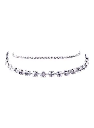 Stone Embellished Choker Set 