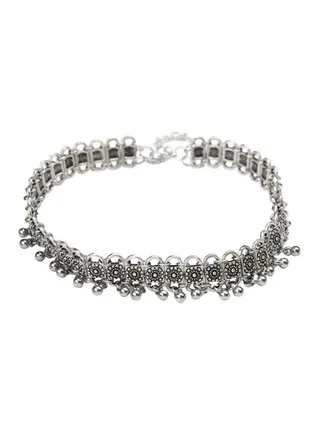 Alloy Tocona Flower Choker Necklace 
