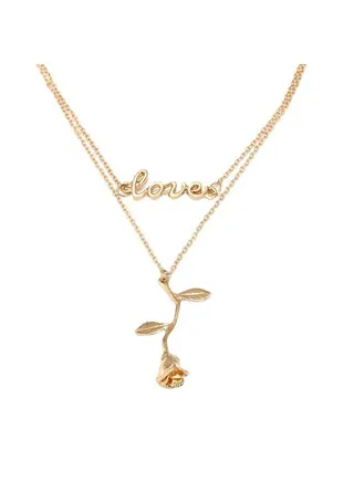 Alloy Multilayered Pendant Necklace 