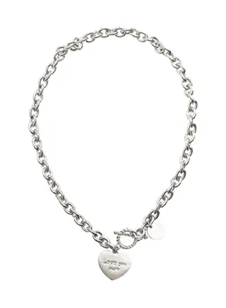 Creative Heart Pattern Chain Necklace 