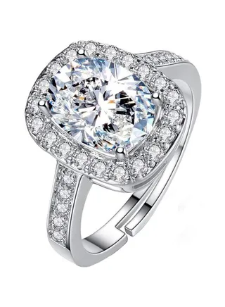 Adjustable Collection Zirconia Ring for Women - Royal Designer Look WITH Luxury Gift Box 