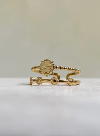 Roman Goddess Ring - Sun 