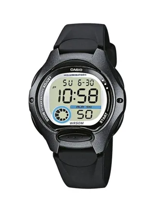 Boys' Water Resistant Digital Watch LW-200-1BVEF - 38 mm - Black 