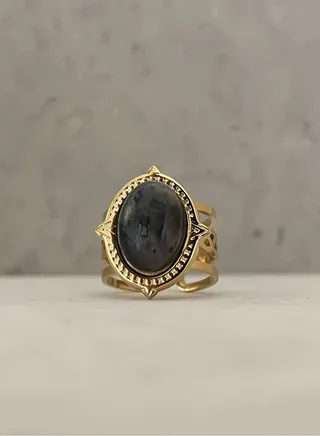 Royal Stone Adjustable Ring 