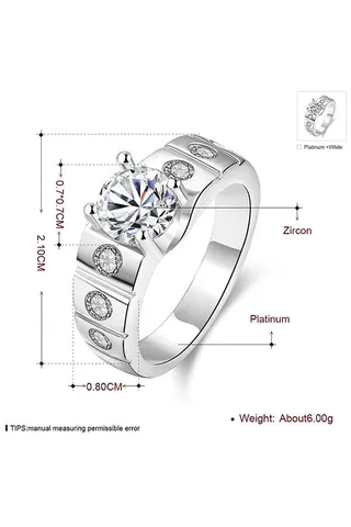 Fashionable Latest Shinny Simple Ring Kzcr123C10 