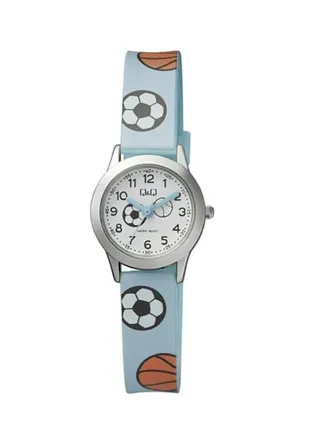 Q&Q Watch for Men, Quartz Movement, Analog Display, Blue Rubber Strap-QC29J344Y 