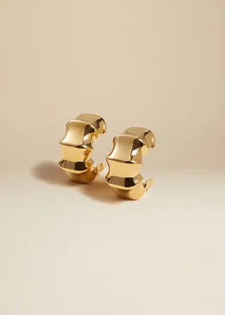 The Medium Julius Loop Earrings in Gold