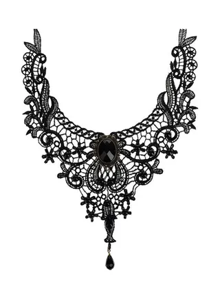 Alloy Retro Gem Necklace 