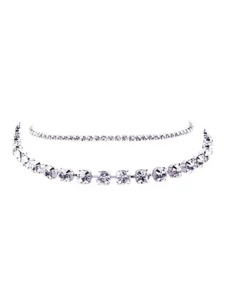 Stone Embellished Choker Set 