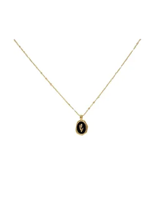 Tulip flower necklace 