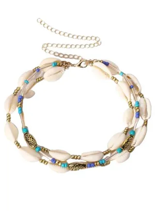 Multi-Layer Shell Design Vintage Choker 