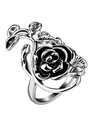 Alloy Floral Ring 