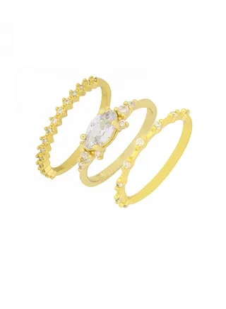 Precious Ring Set Of 3 
