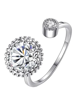 Exquisite Open Adjustable Rhinestone Ring 