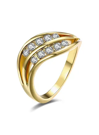 Fashionable Latest Shinny Simple Ring Kzcr502A6 