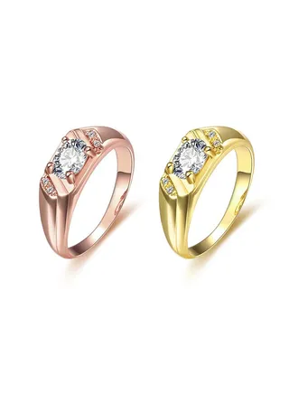 Fashionable Latest Shinny Simple Ring Kzcr189A10 