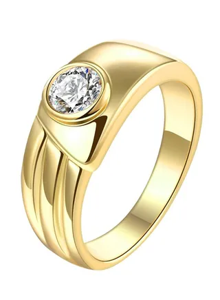 Fashionable Latest Shinny Simple Ring Kzcr194B10 