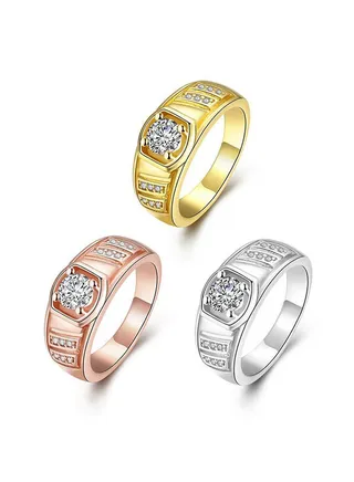 Fashionable Latest Shinny Simple Ring Kzcr127B10 