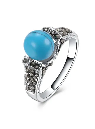 Fashionable Latest Shinny Simple Ring Gemr026C6 