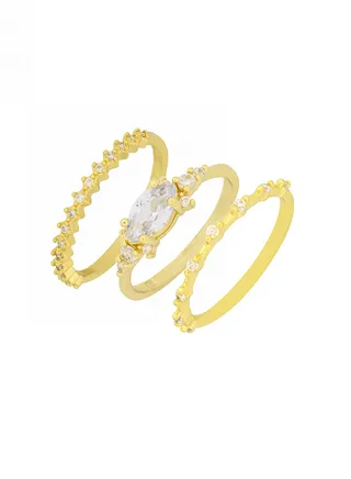 Precious Ring Set Of 3 