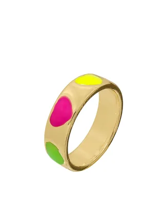 Love Me Ring Enamel Multi 