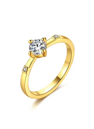 Fashionable Latest Shinny Simple Ring Kzcr445A6 