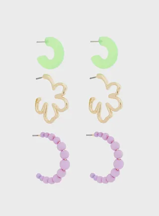 3 Pair Earring Set