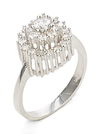 925 Sterling Silver Flower Ring 