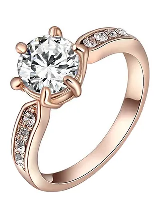Silver Plated Wedding Ring Studded With Zircon 